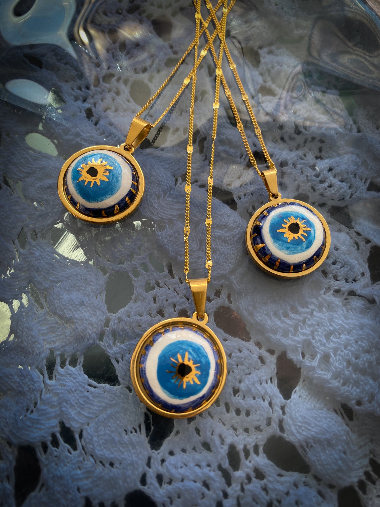 Nazar Eye | Ciondolo occhio in ceramica