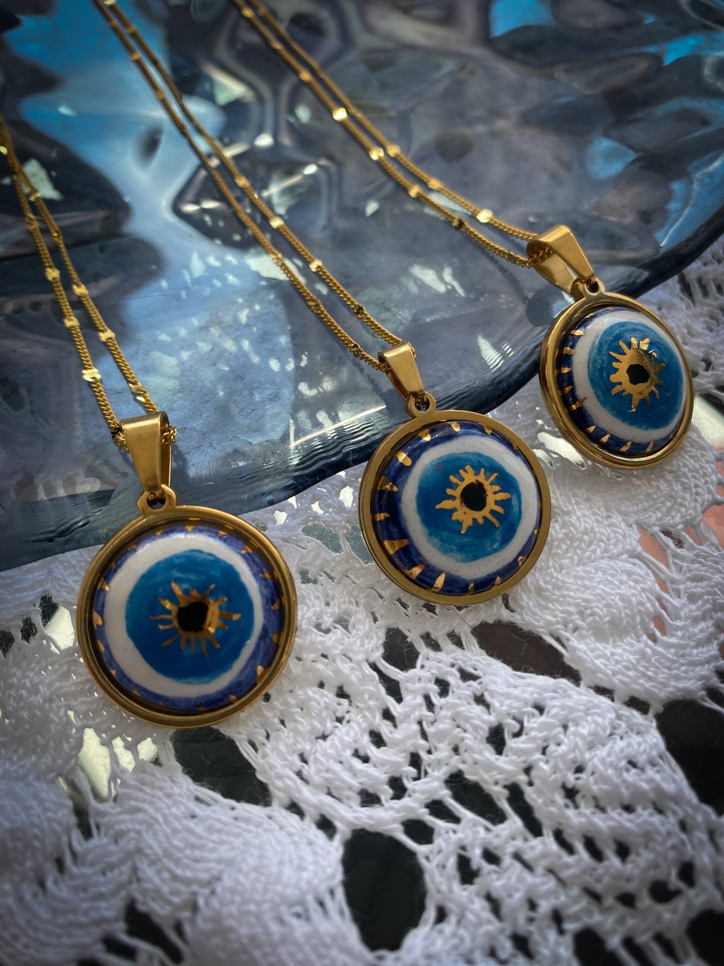 Nazar Eye | Ciondolo occhio in ceramica