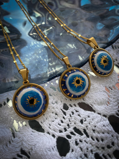 Nazar Eye | Ciondolo occhio in ceramica