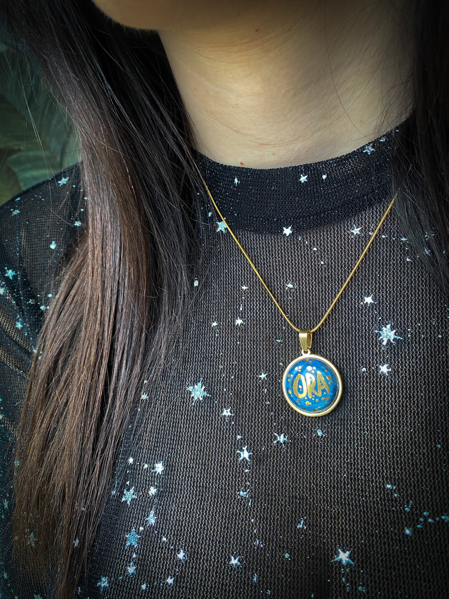 Celestial Sphere | Ciondolo Universo in Ceramica