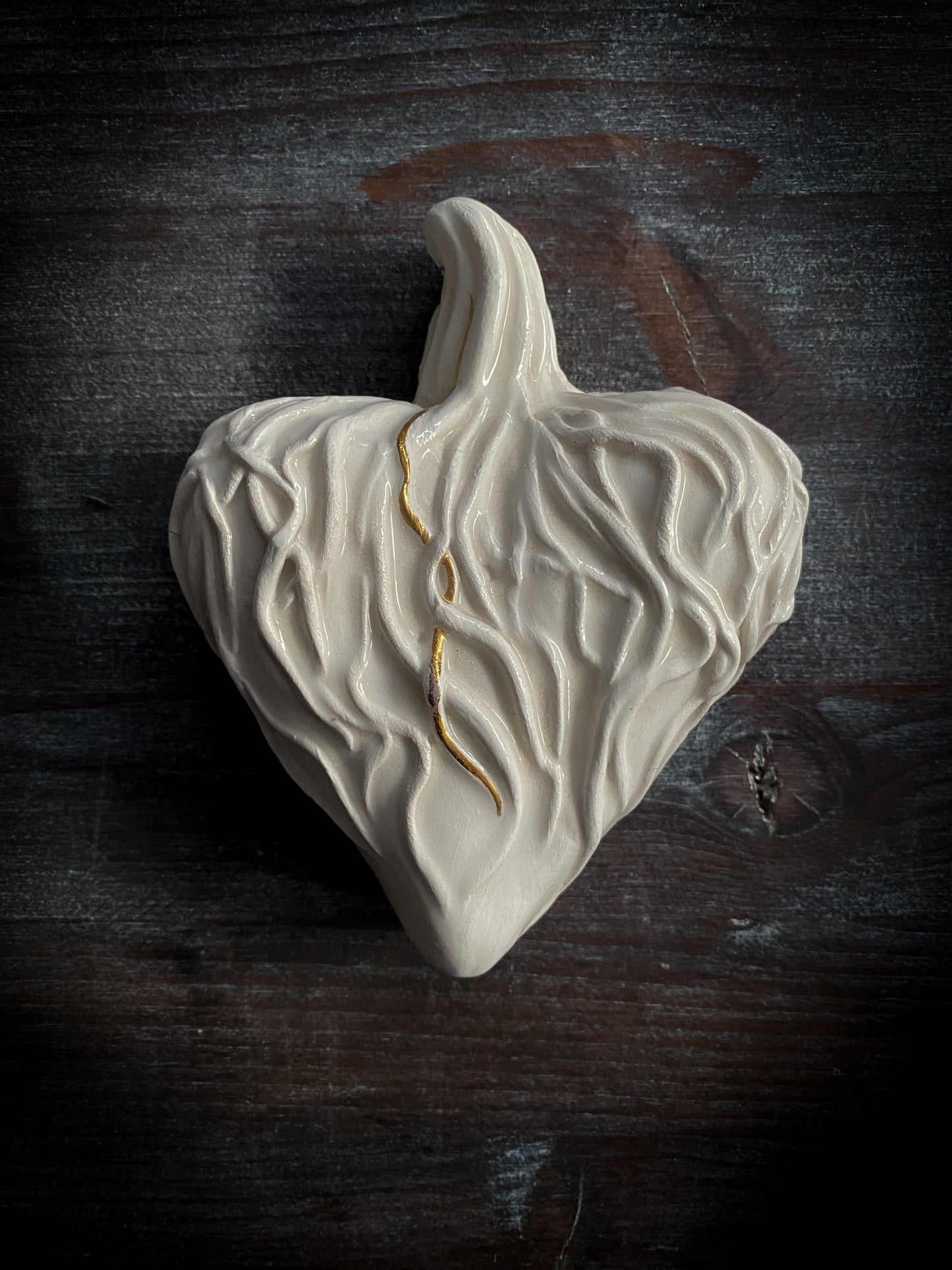White Heart | Cuore in ceramica