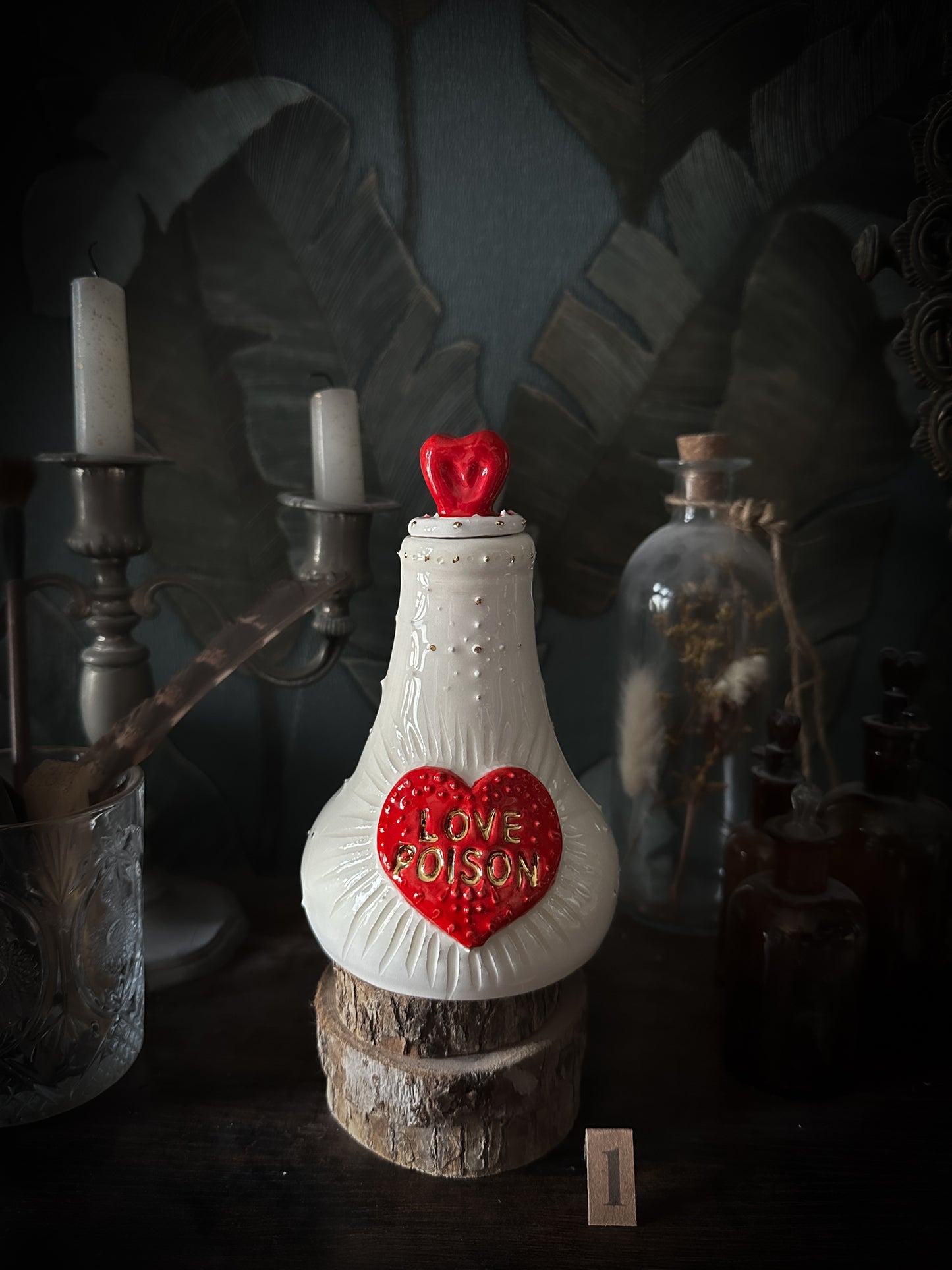 Love Poison — Ampolla in Ceramica n. I
