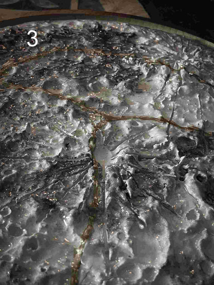 Kintsugi Moon and Wood | Luna da muro e Centrotavola