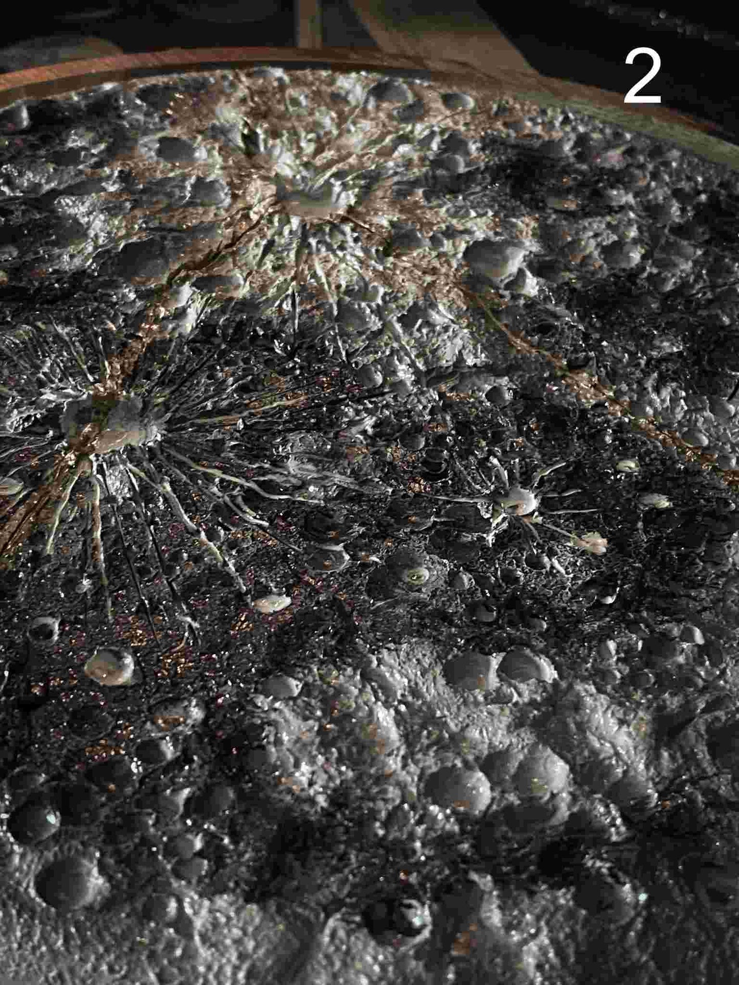 Kintsugi Moon and Wood | Luna da muro e Centrotavola