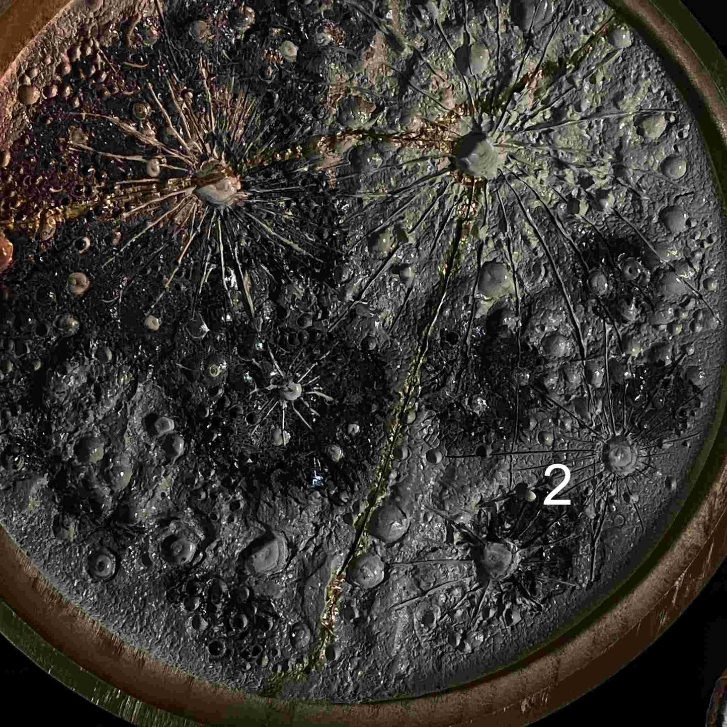 Kintsugi Moon and Wood | Luna da muro e Centrotavola