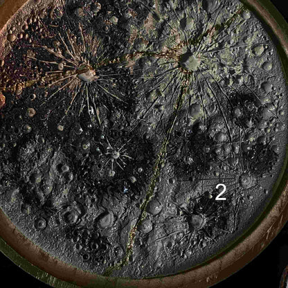 Kintsugi Moon and Wood | Luna da muro e Centrotavola