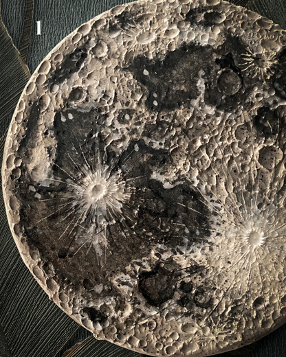 Medium Full Moon | Luna da muro in Ceramica