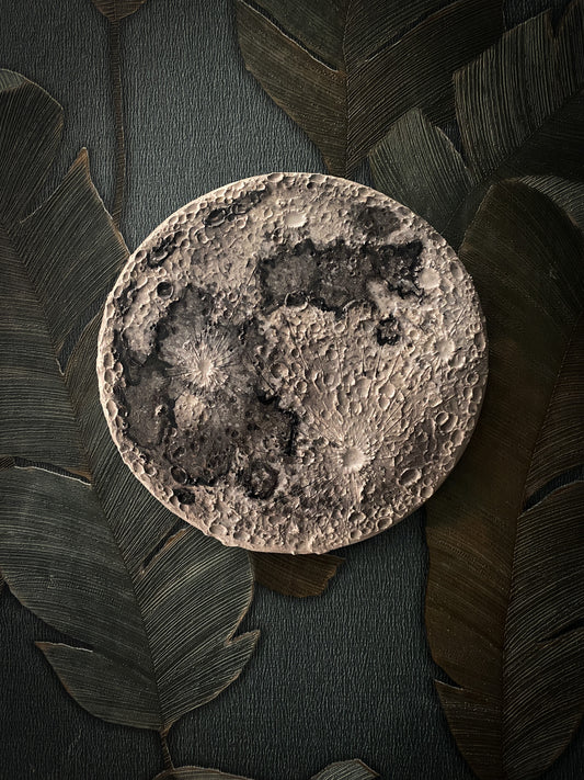 Medium Full Moon | Luna da muro in Ceramica