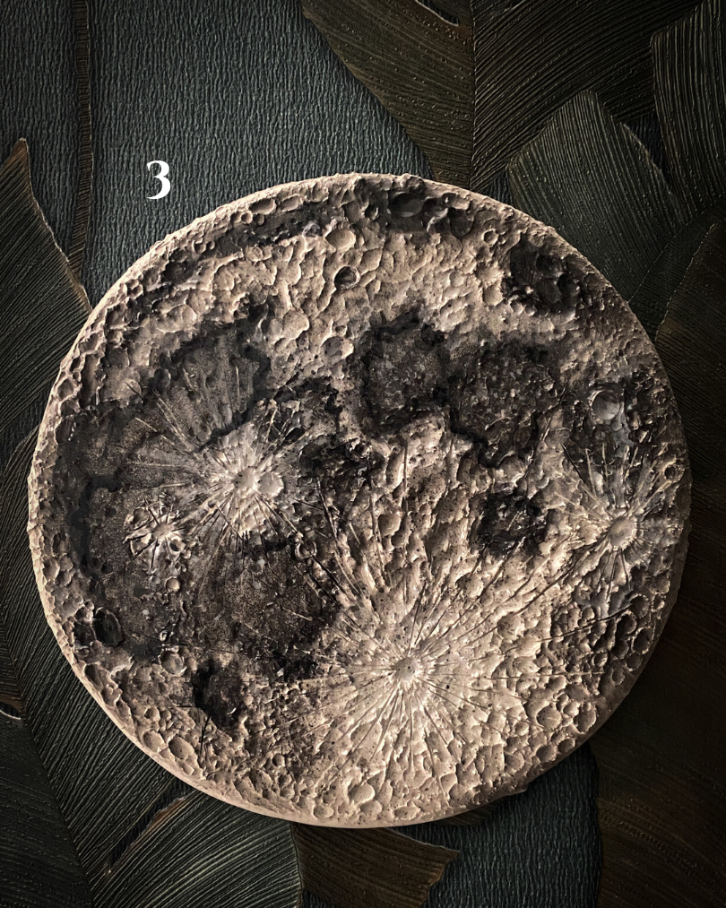 Medium Full Moon | Luna da muro in Ceramica