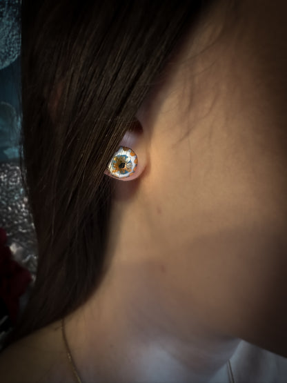 Nazar Eye XS | Ciondolo, anello e orecchini Ceramica e Lustro Oro