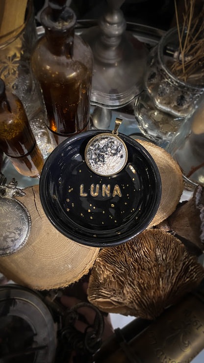 Stardust Mini Bowls – Ciotoline Lunari in Ceramica e Lustro Oro