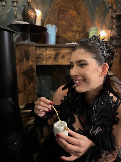 Baby Moonlight Gold | Tazzina Lunare in Ceramica