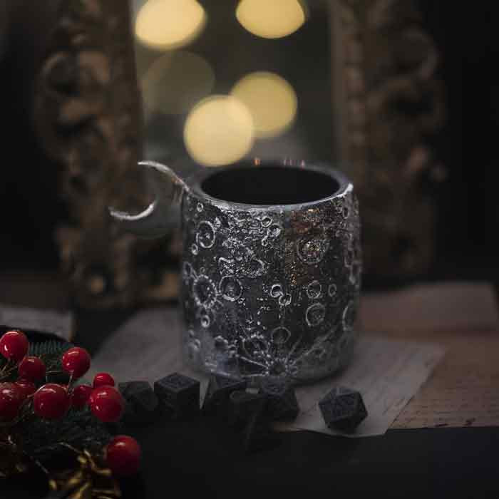 Moonlight Platinum | Tazza Lunare in Ceramica