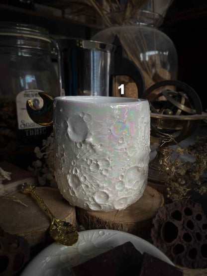 Moonlight Gold | Tazza Lunare in Ceramica