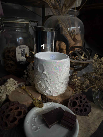 Moonlight Gold | Tazza Lunare in Ceramica