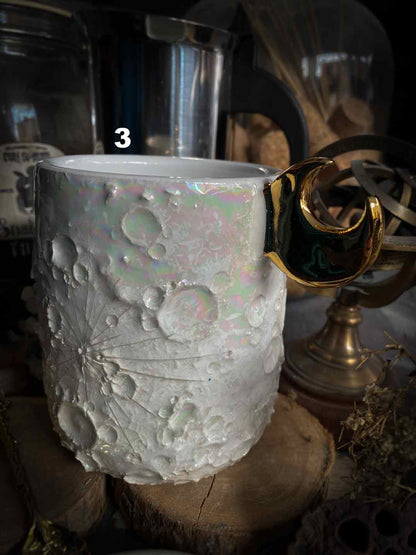 Moonlight Gold | Tazza Lunare in Ceramica