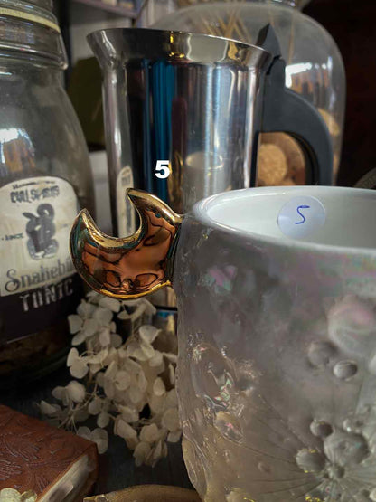 Moonlight Gold | Tazza Lunare in Ceramica