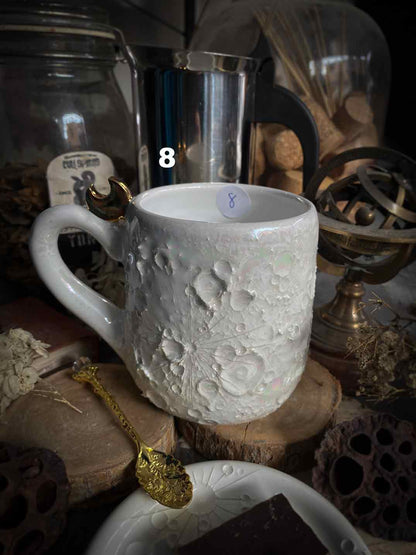 Moonlight Gold | Tazza Lunare in Ceramica