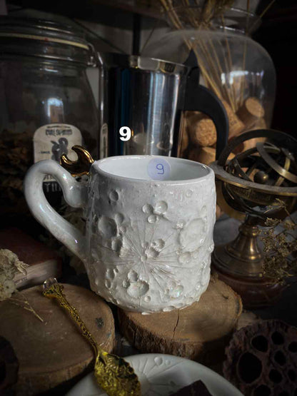 Moonlight Gold | Tazza Lunare in Ceramica