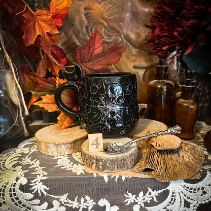 Moonlight Platinum Black | Tazza Lunare in Ceramica