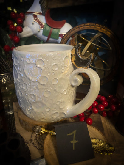 Moonlight Gold | Tazza Lunare in Ceramica