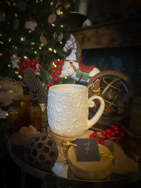 Moonlight Gold | Tazza Lunare in Ceramica