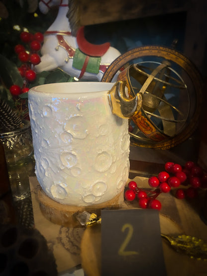 Moonlight Gold | Tazza Lunare in Ceramica