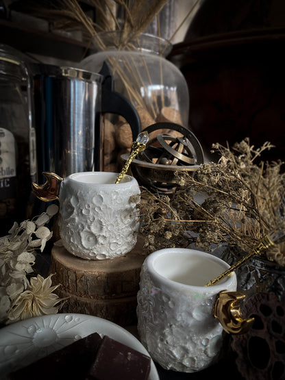 Baby Moonlight Gold | Tazzina Lunare in Ceramica