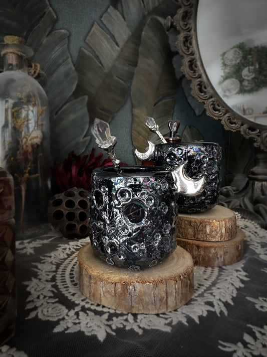 Baby Moonlight Platinum | Tazzina Lunare in Ceramica