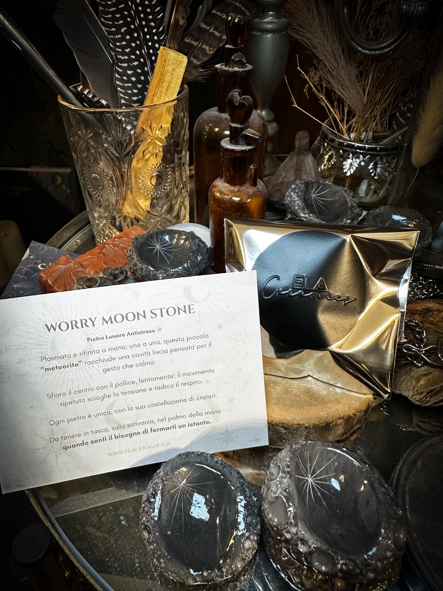 Worry Moon Stone | Pietra Lunare Anti stress